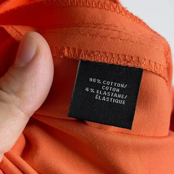 Lafayette 148 Cropped Orange Pants 24W - Picture 7 of 12